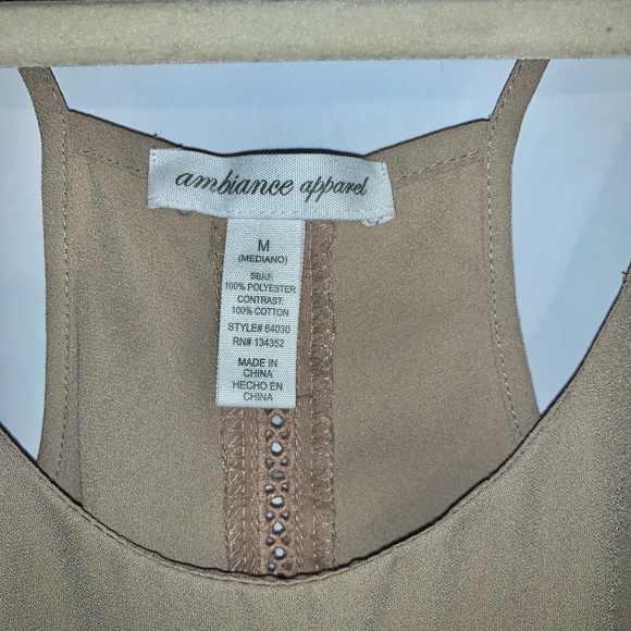 Ambiance Cropped Spaghetti Strapped Blouse - Picture 7 of 9